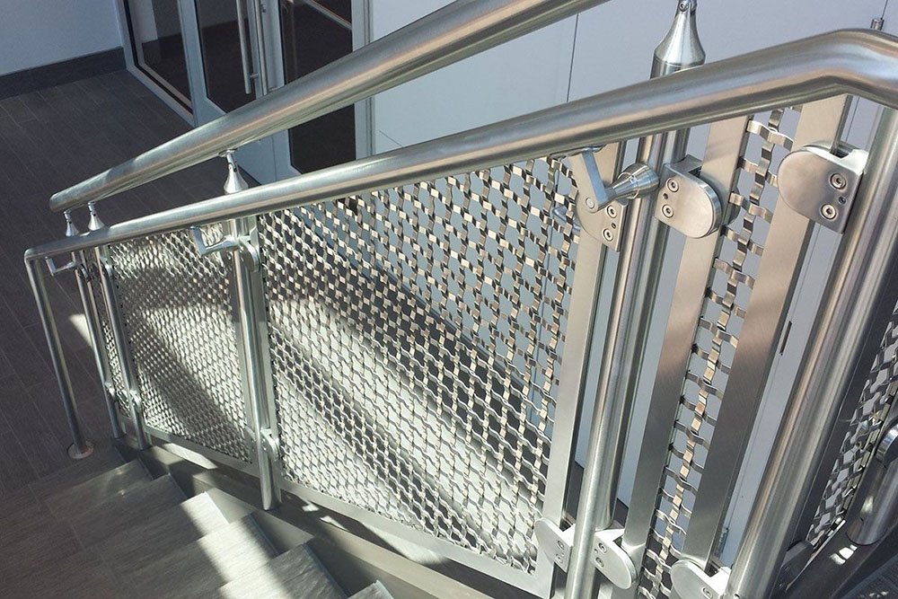 Stainless Steel Wire Mesh Railing Infill Panels